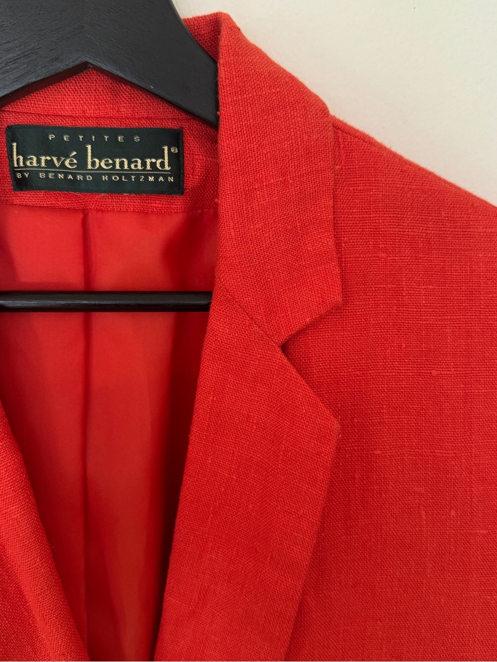 Harve Benard orange Single-Button Blazer